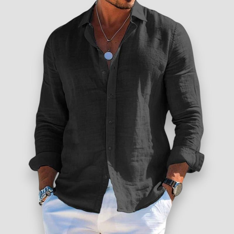 Luca | Camicia in lino elegante e leggera