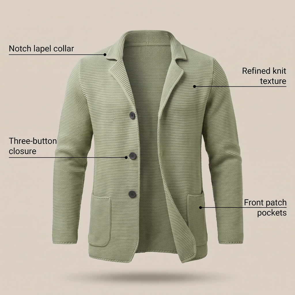 LORENZO KNITWEAR CARDIGAN