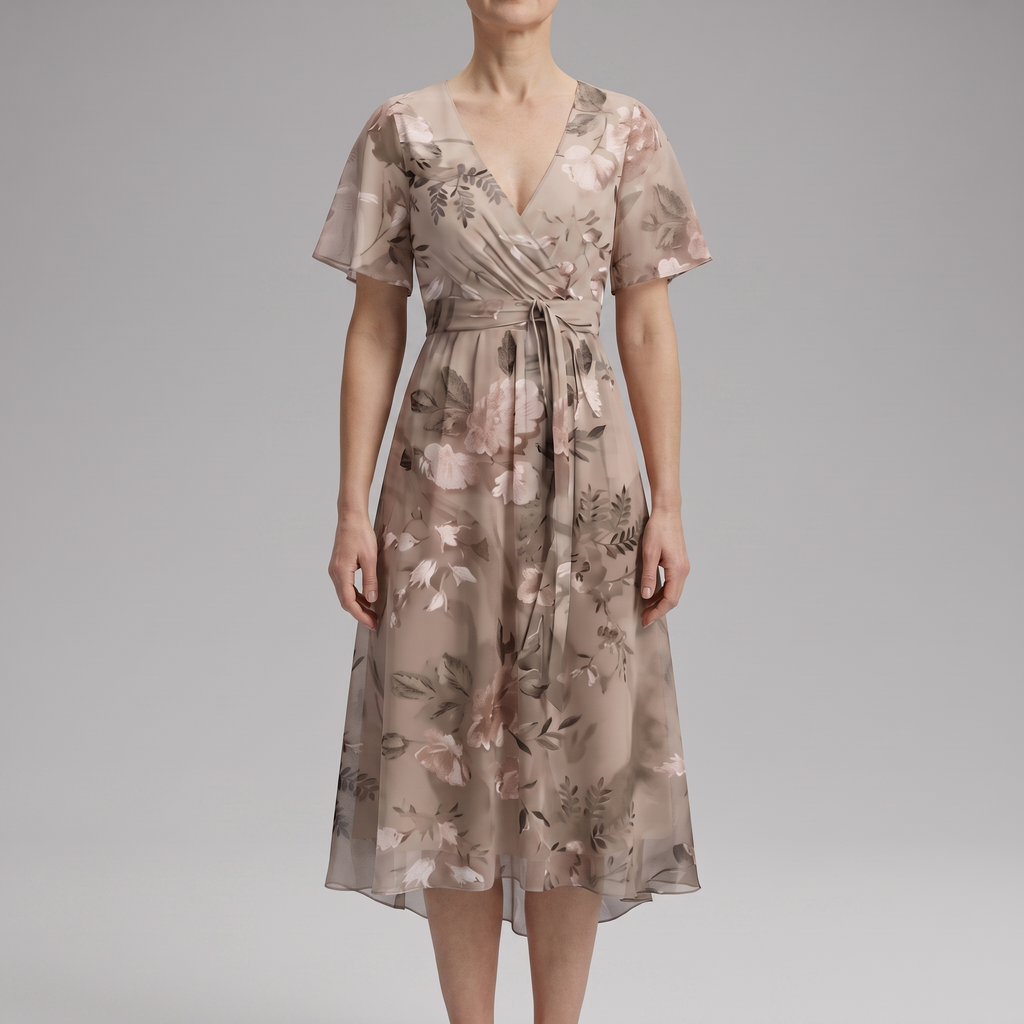 LUNETH FLUID V DRESS