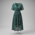 LUNETH FLUID V DRESS