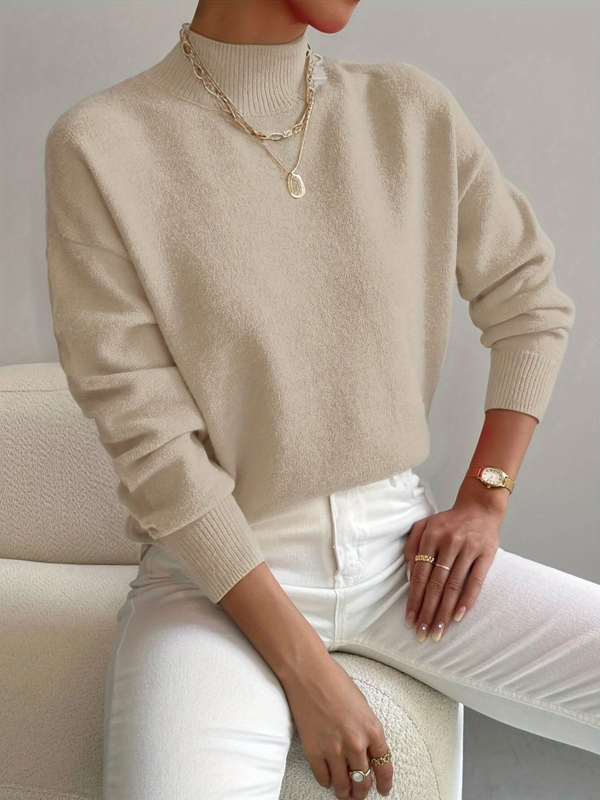 SERAPHINE ROLL NECK JUMPER