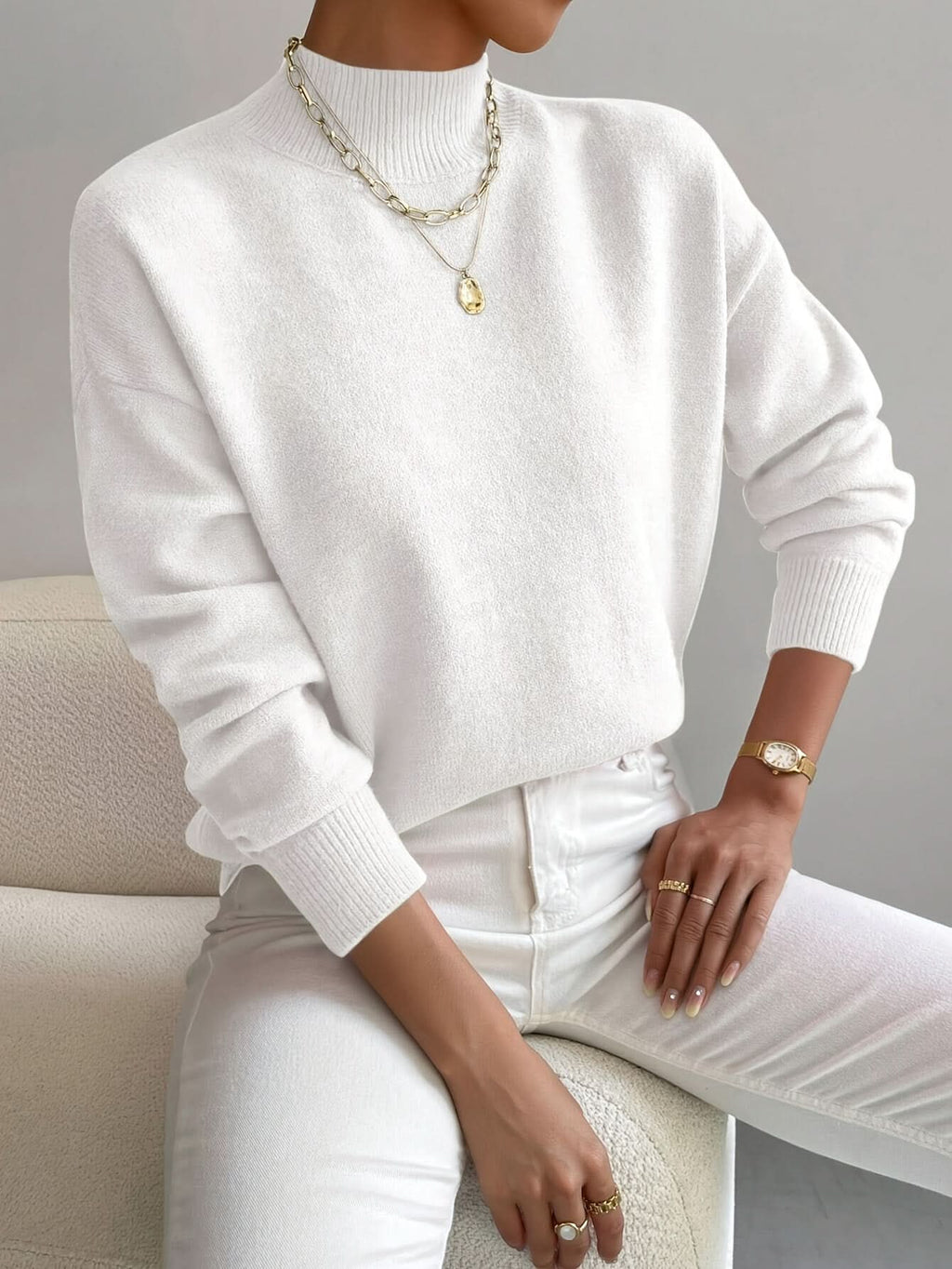 SERAPHINE ROLL NECK JUMPER
