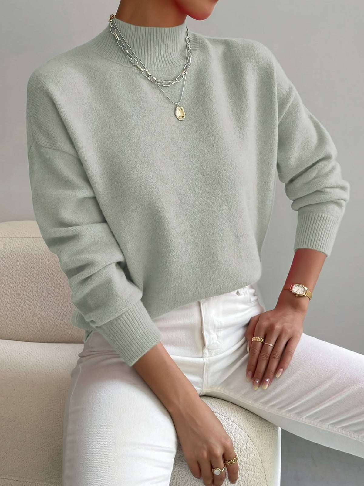 SERAPHINE ROLL NECK JUMPER