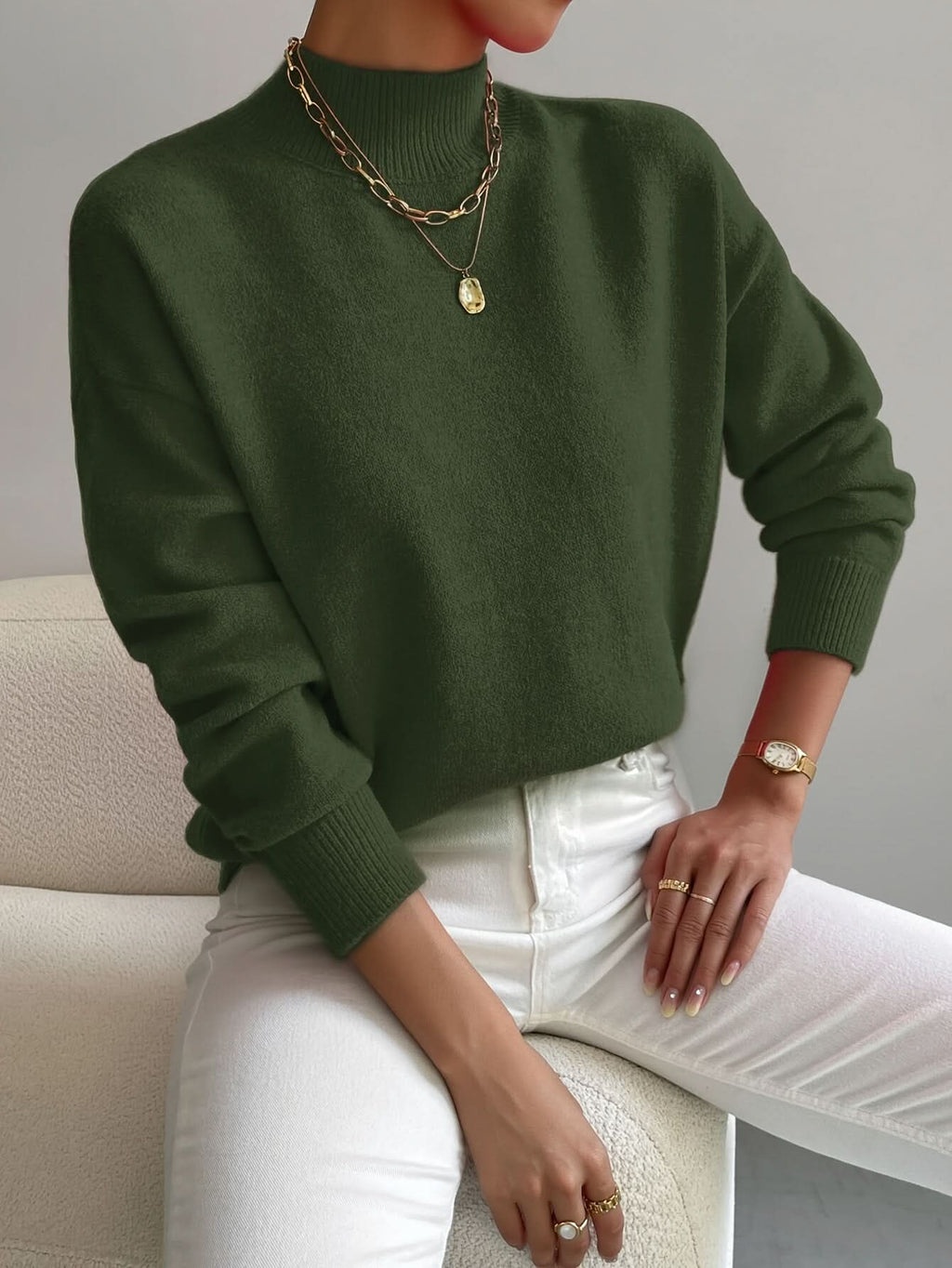 SERAPHINE ROLL NECK JUMPER