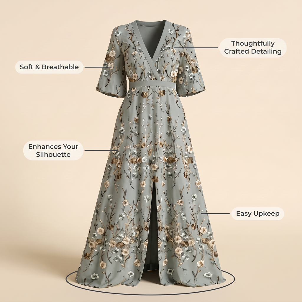 MARISA ELEGANT FLORAL DRESS