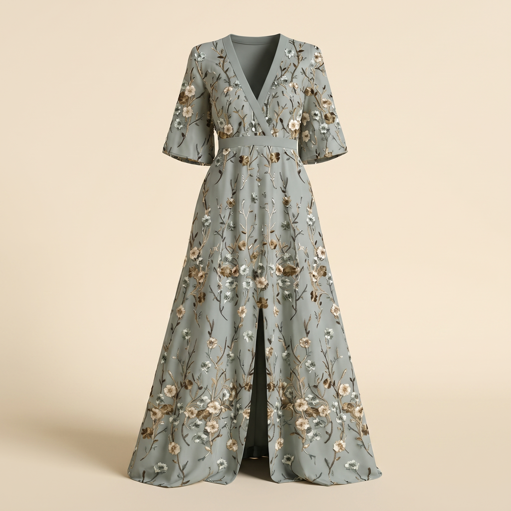 MARISA ELEGANT FLORAL DRESS