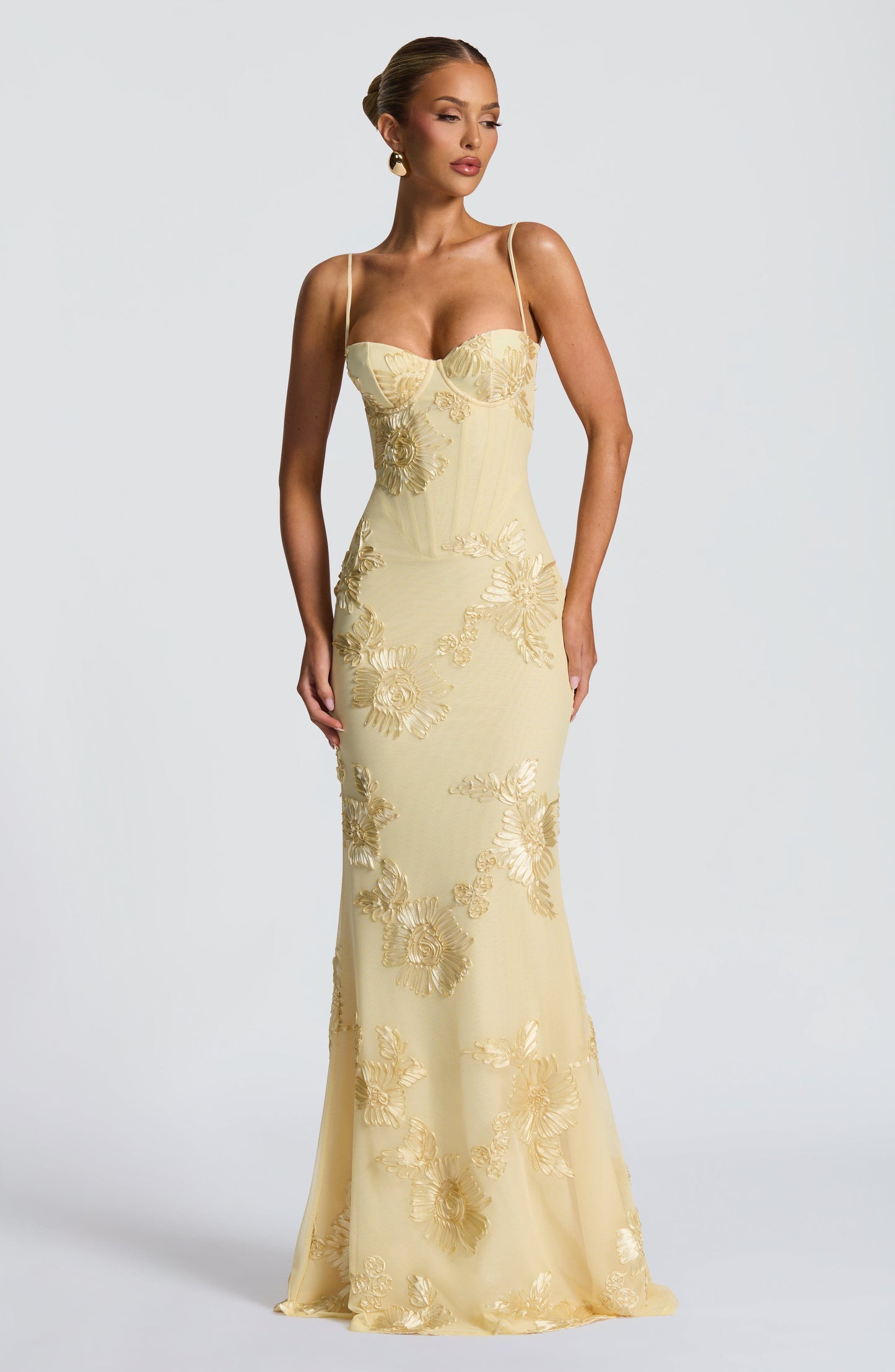 Lily Maxi Dress - Lemon