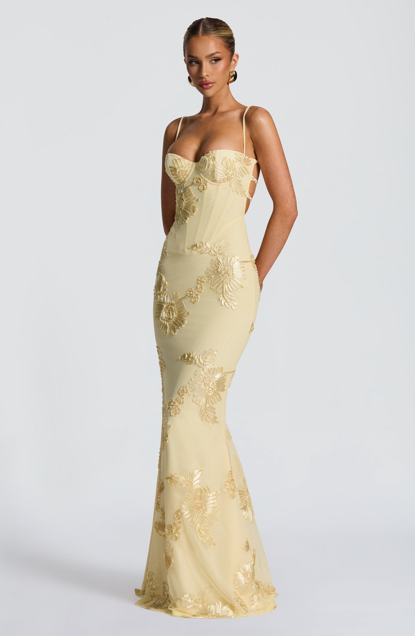 Lily Maxi Dress - Lemon