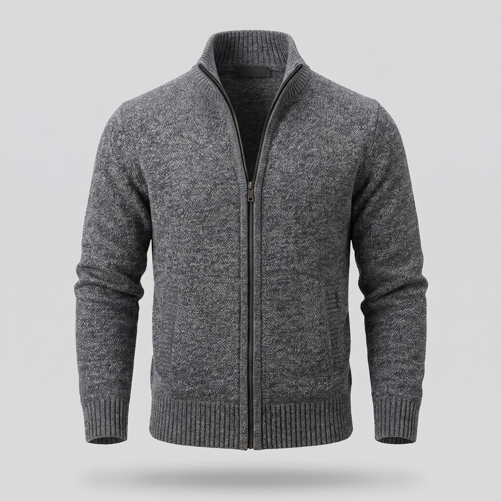 RAVINO ZIP-UP CARDIGAN