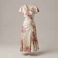SATIN ELEGANCE MIDI DRESS