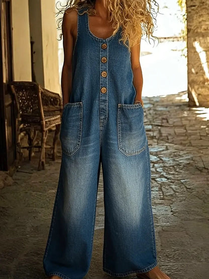 Jasmin - Denim Jumpsuit