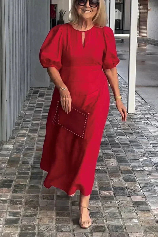 Amelie™ Timeless Puff Sleeve Dress