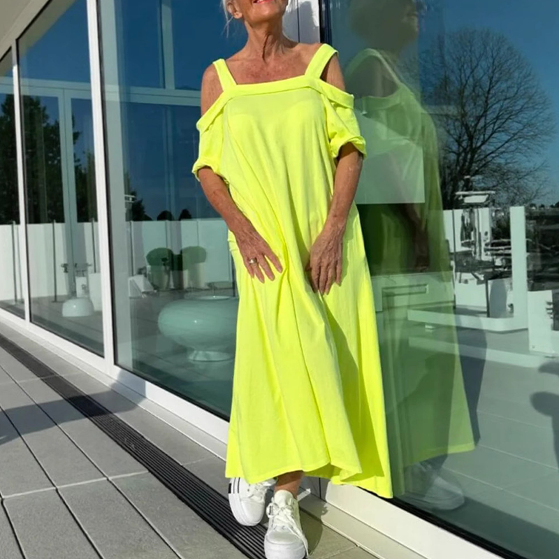 Monique™ Off-Shoulder Maxi Dress