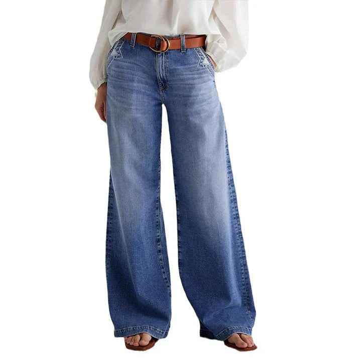 Mia – High-Waisted Wide-Leg Jeans