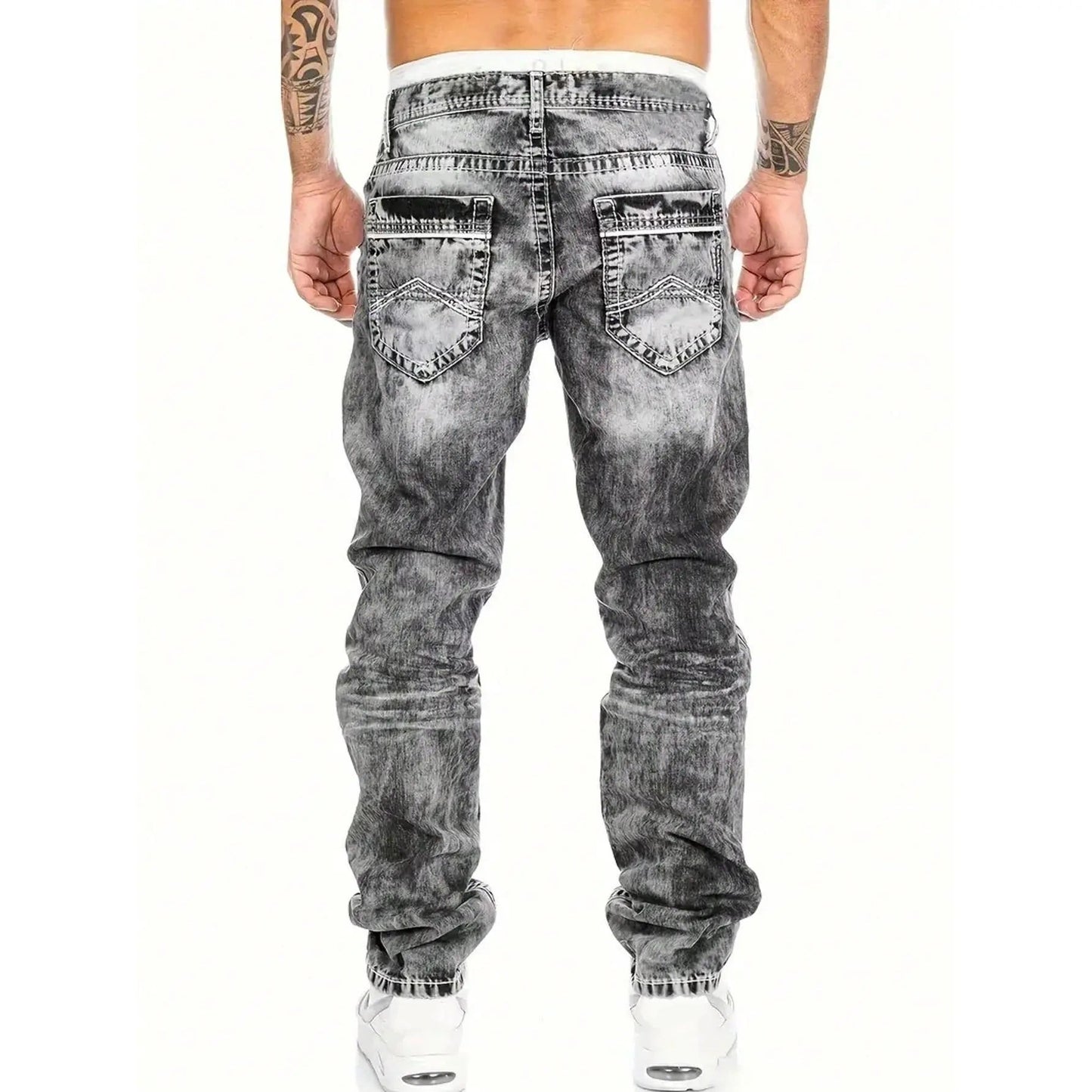 Men’s stretch jeans – minimalist, summer emo