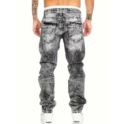 Men’s stretch jeans – minimalist, summer emo