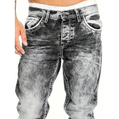 Men’s stretch jeans – minimalist, summer emo