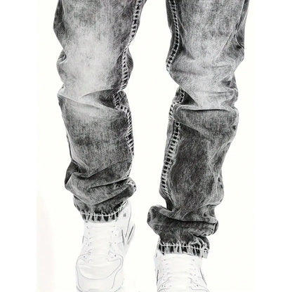 Men’s stretch jeans – minimalist, summer emo