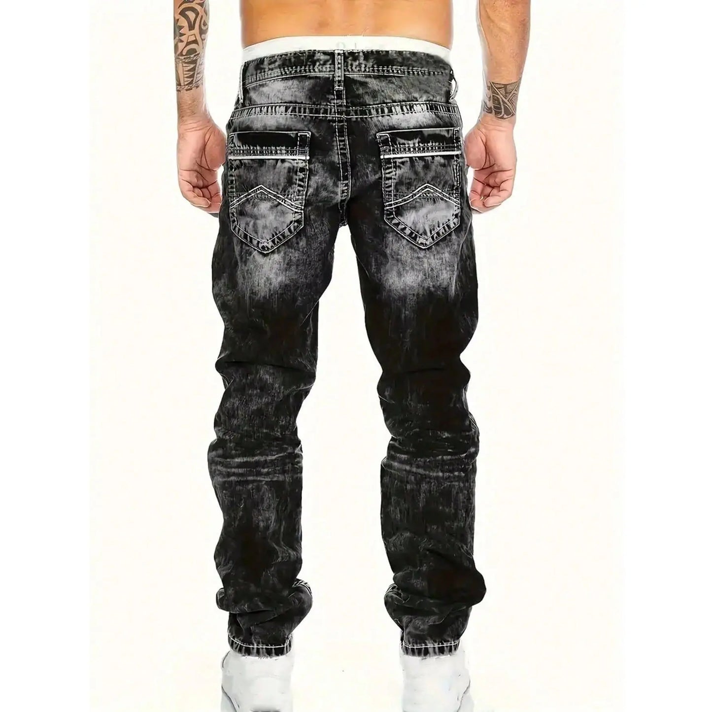 Men’s stretch jeans – minimalist, summer emo