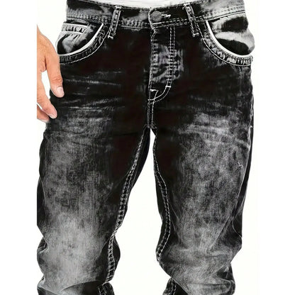 Men’s stretch jeans – minimalist, summer emo