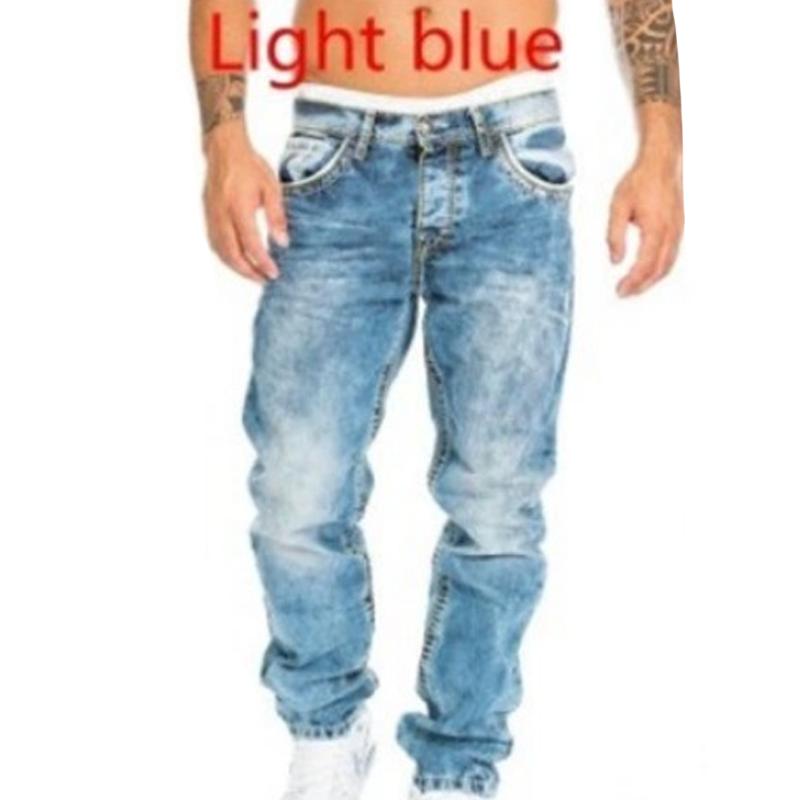 Men’s stretch jeans – minimalist, summer emo
