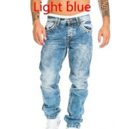 Men’s stretch jeans – minimalist, summer emo