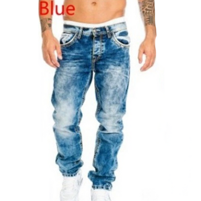 Men’s stretch jeans – minimalist, summer emo