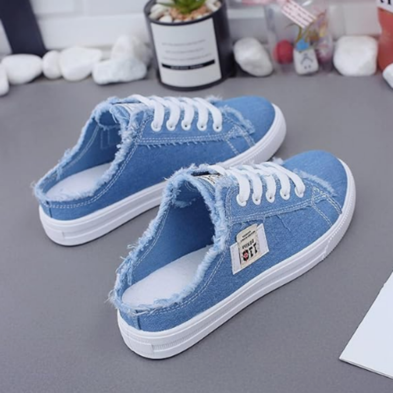 Harper™ | Denim Mule Trainers
