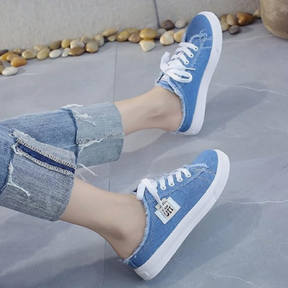 Harper™ | Denim Mule Trainers