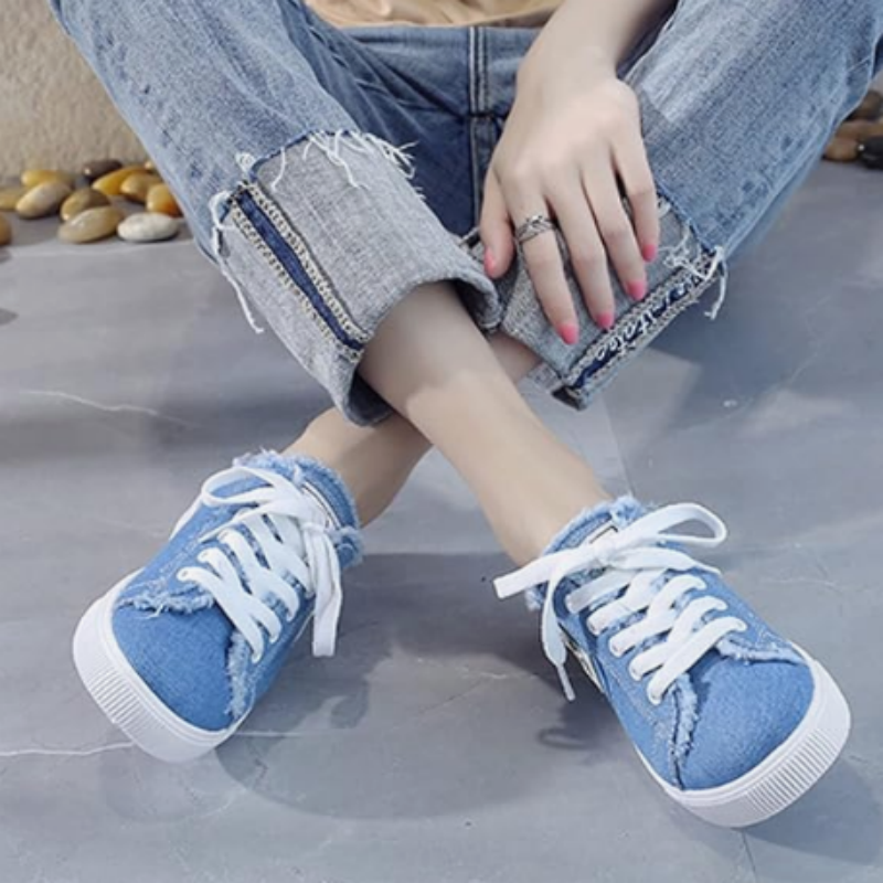 Harper™ | Denim Mule Trainers