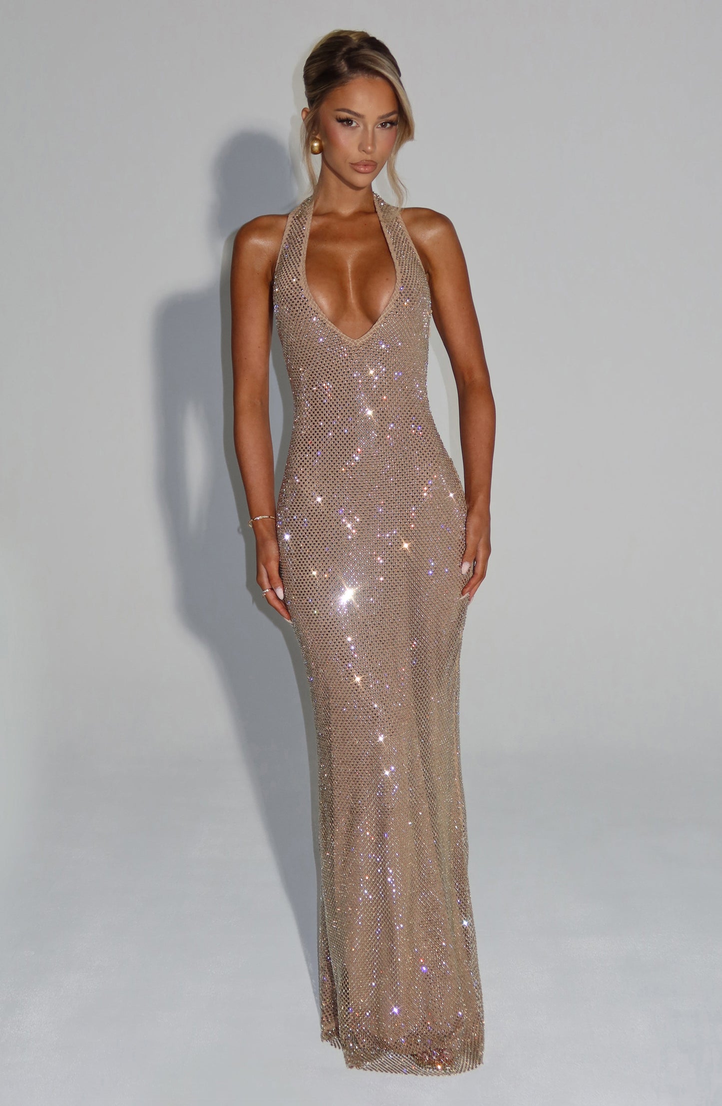 Emma Maxi Dress - Gold