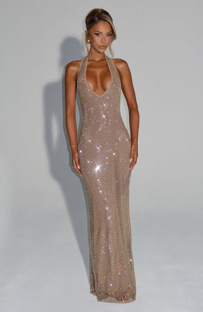 Emma Maxi Dress - Gold