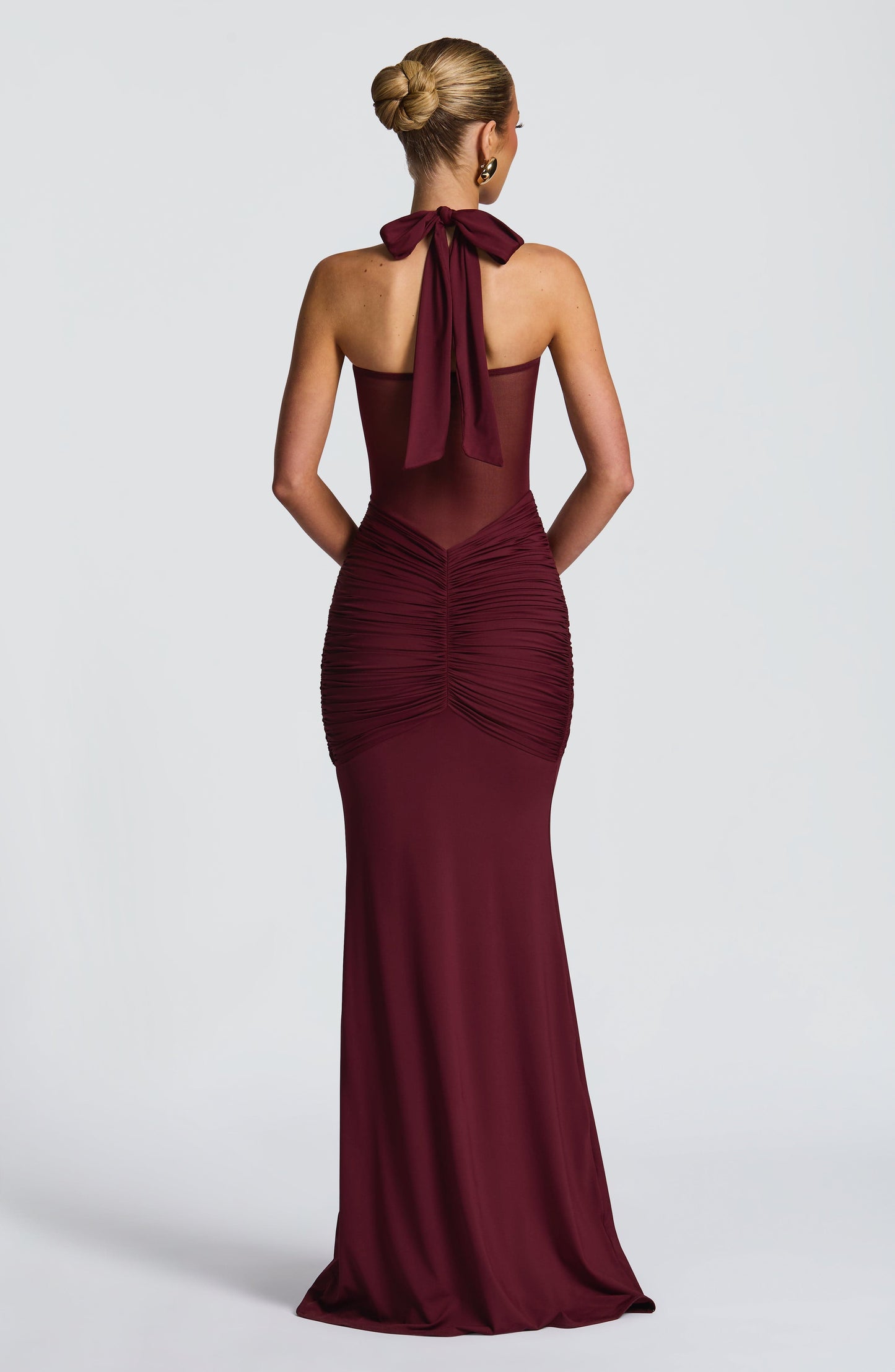 Lily Maxi Dress - Cherry Lacquer