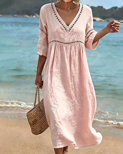 Evelyn™ | Casual Broderie Dress