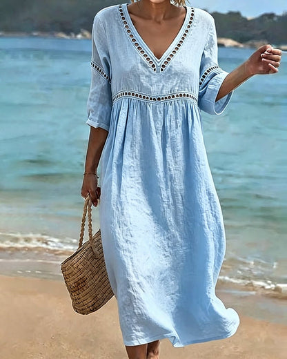 Evelyn™ | Casual Broderie Dress