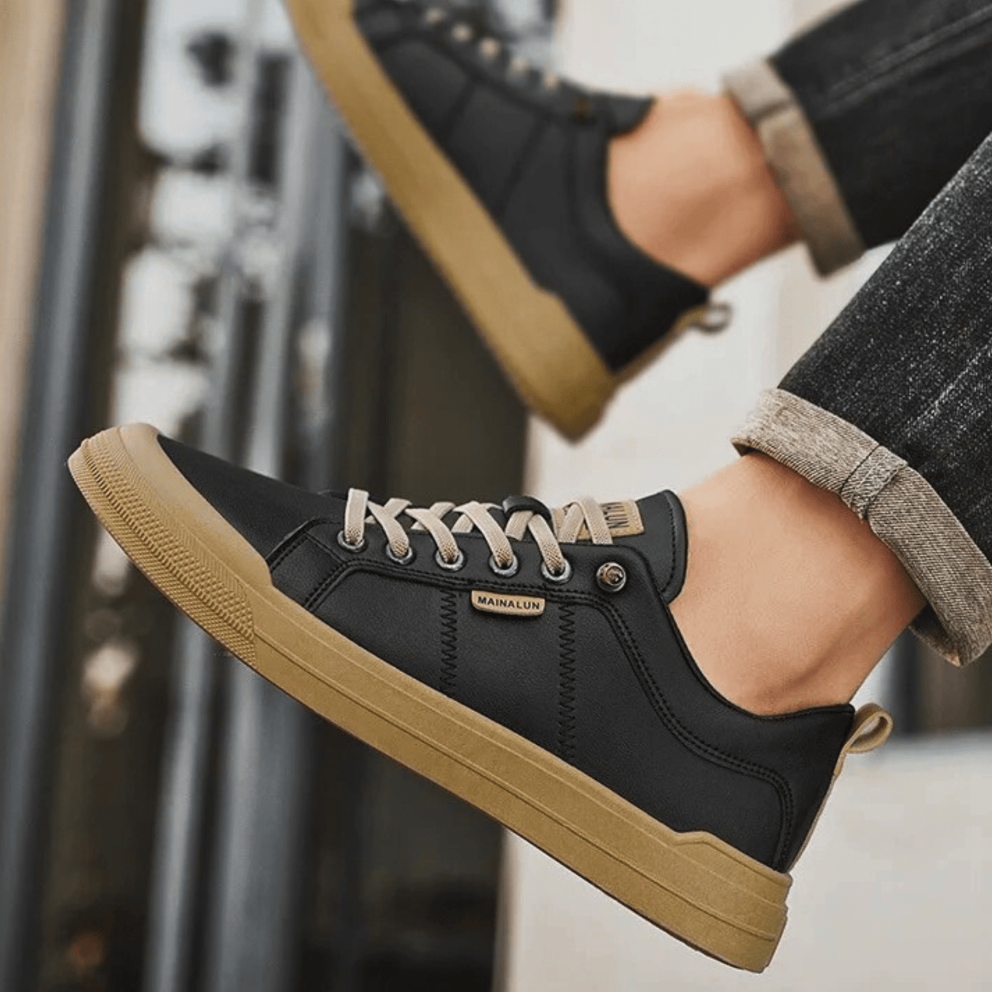 Harrington™ | Classic Leather Trainers
