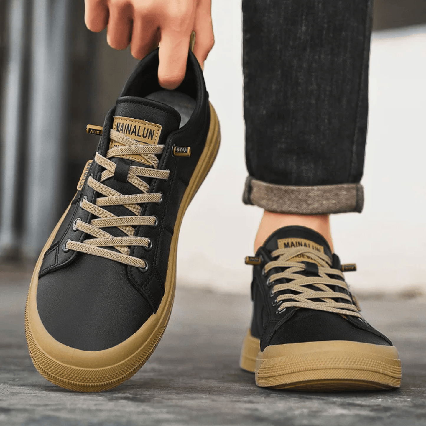 Harrington™ | Classic Leather Trainers